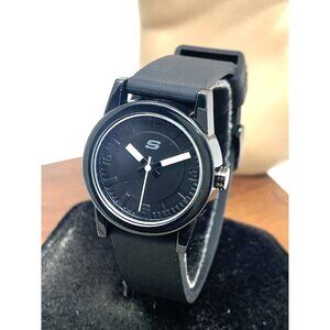 Skechers Women's Watch SR6028W Rosencrans Mini Quartz Black Rubber Band 30mm